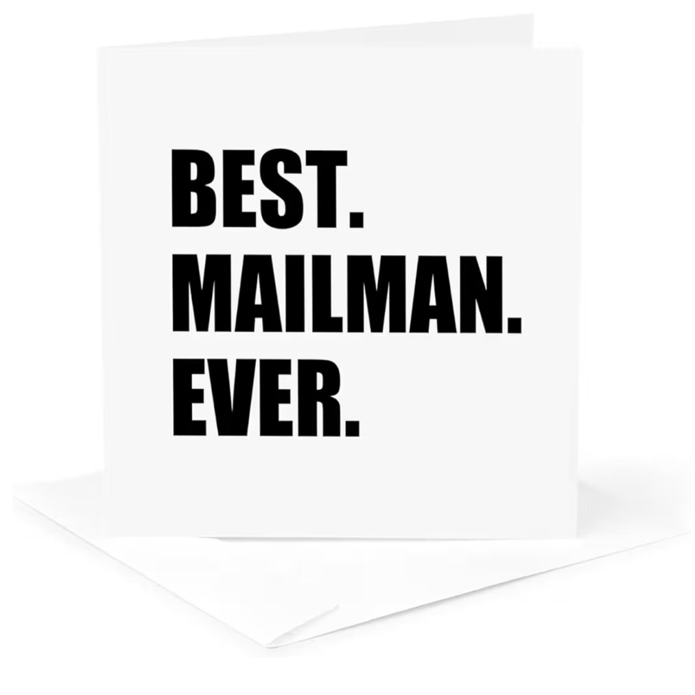 Thank You Card Mailman